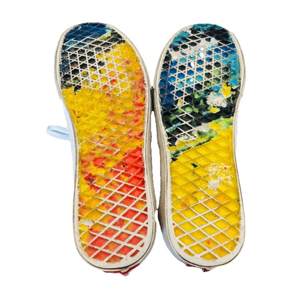 Vans Crayola Collab Van Doren Inspired Shoes Men's 8.5 Women's 10 Colorful - Picture 7 of 9